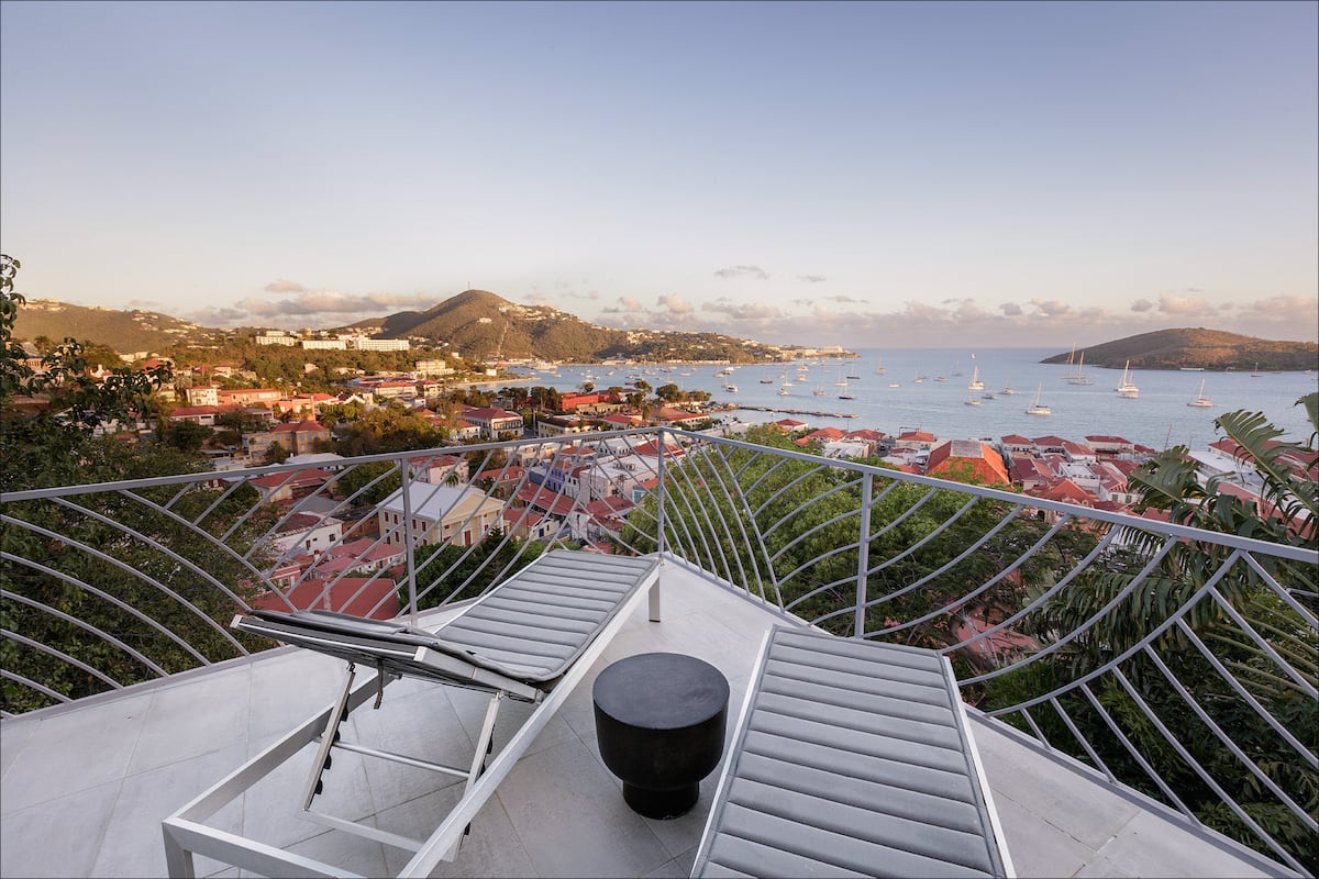 View over Charlotte Amalie harbor
